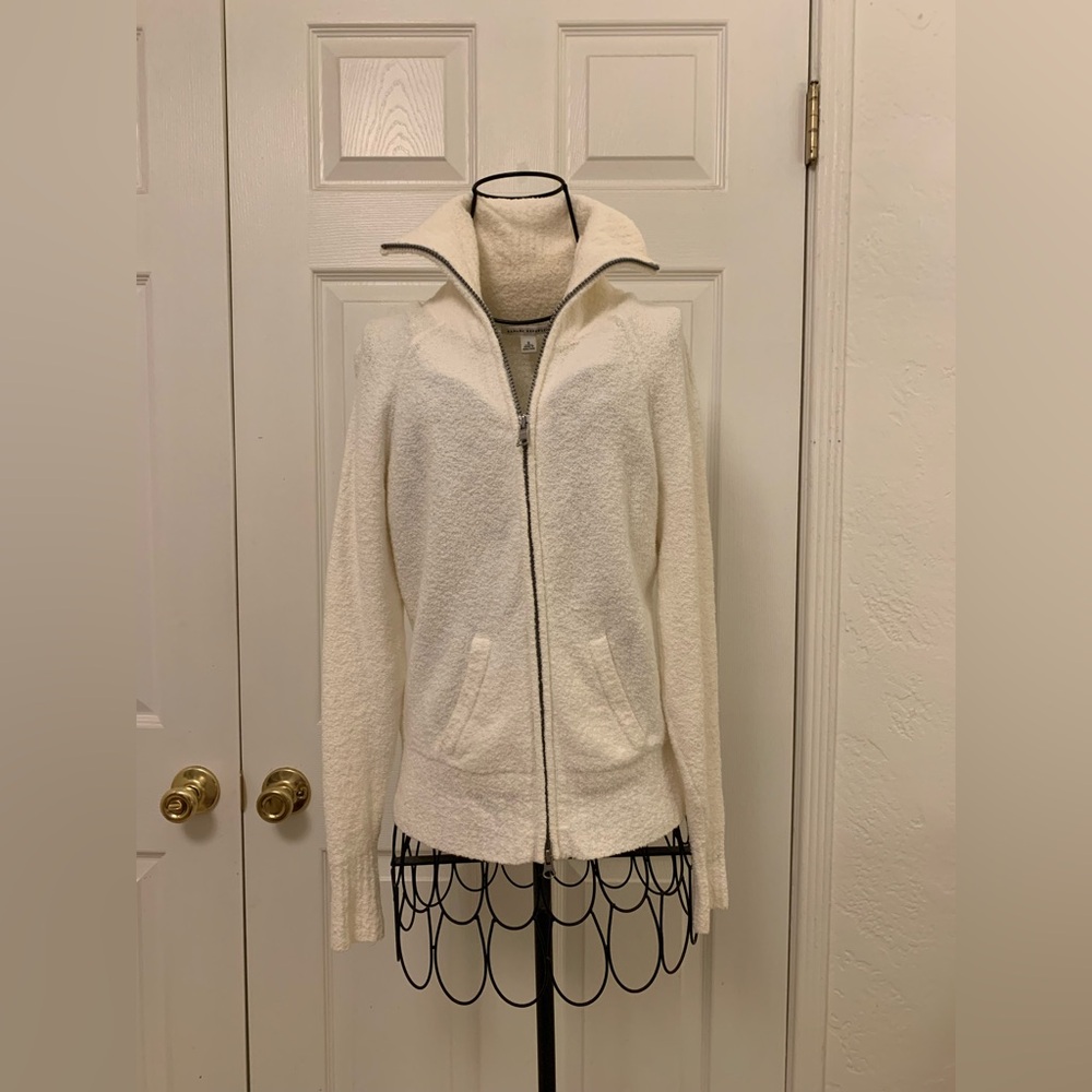 Banana Republic Cream Teddy Jacket